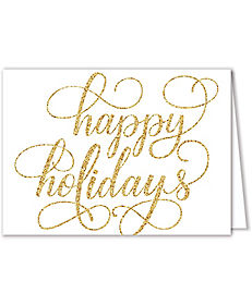 Cards: Glittering Greeting Holiday Card